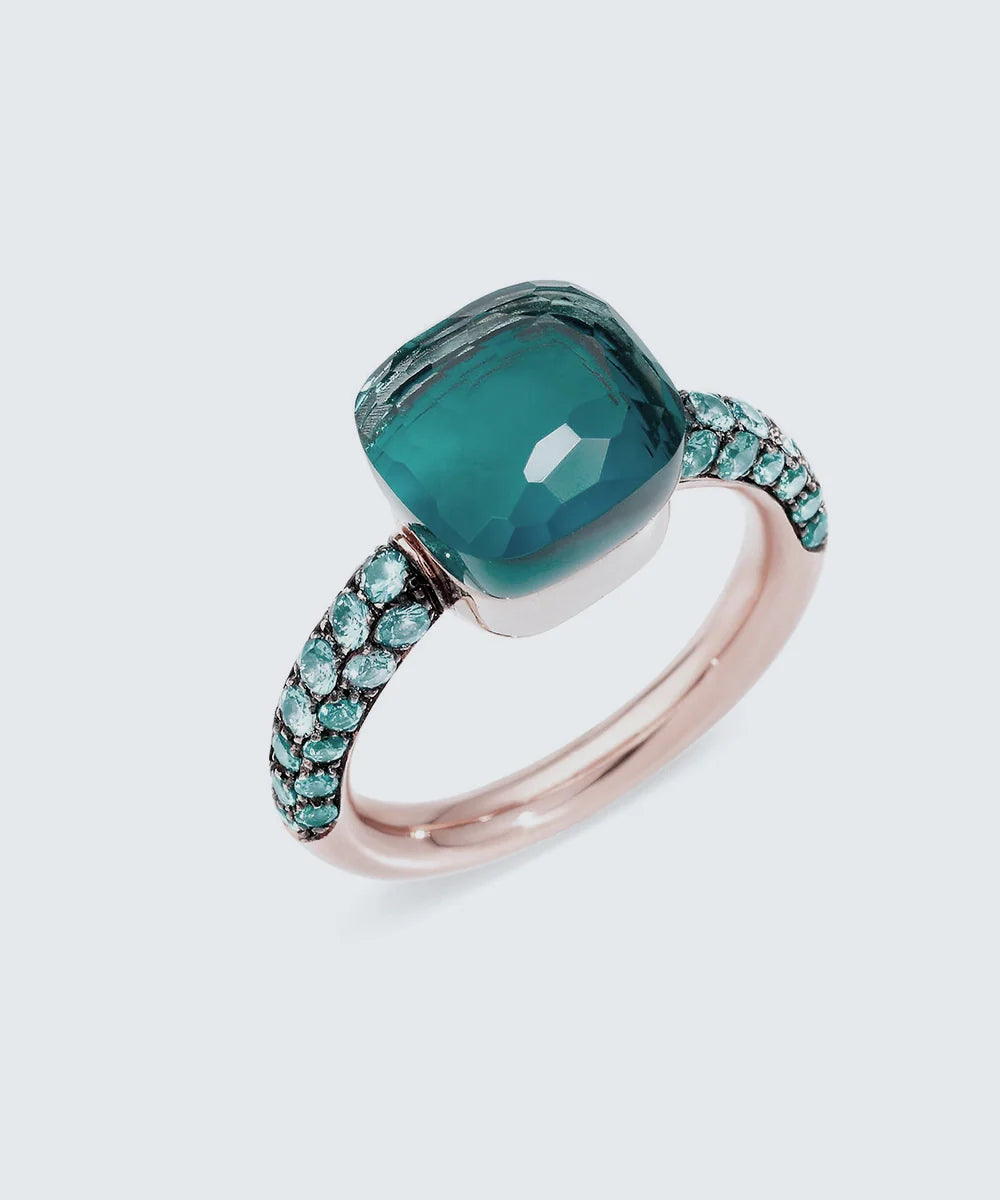 Peelerie jewelry piece in midnight luxury editorial product photo, high-contrast studio lighting