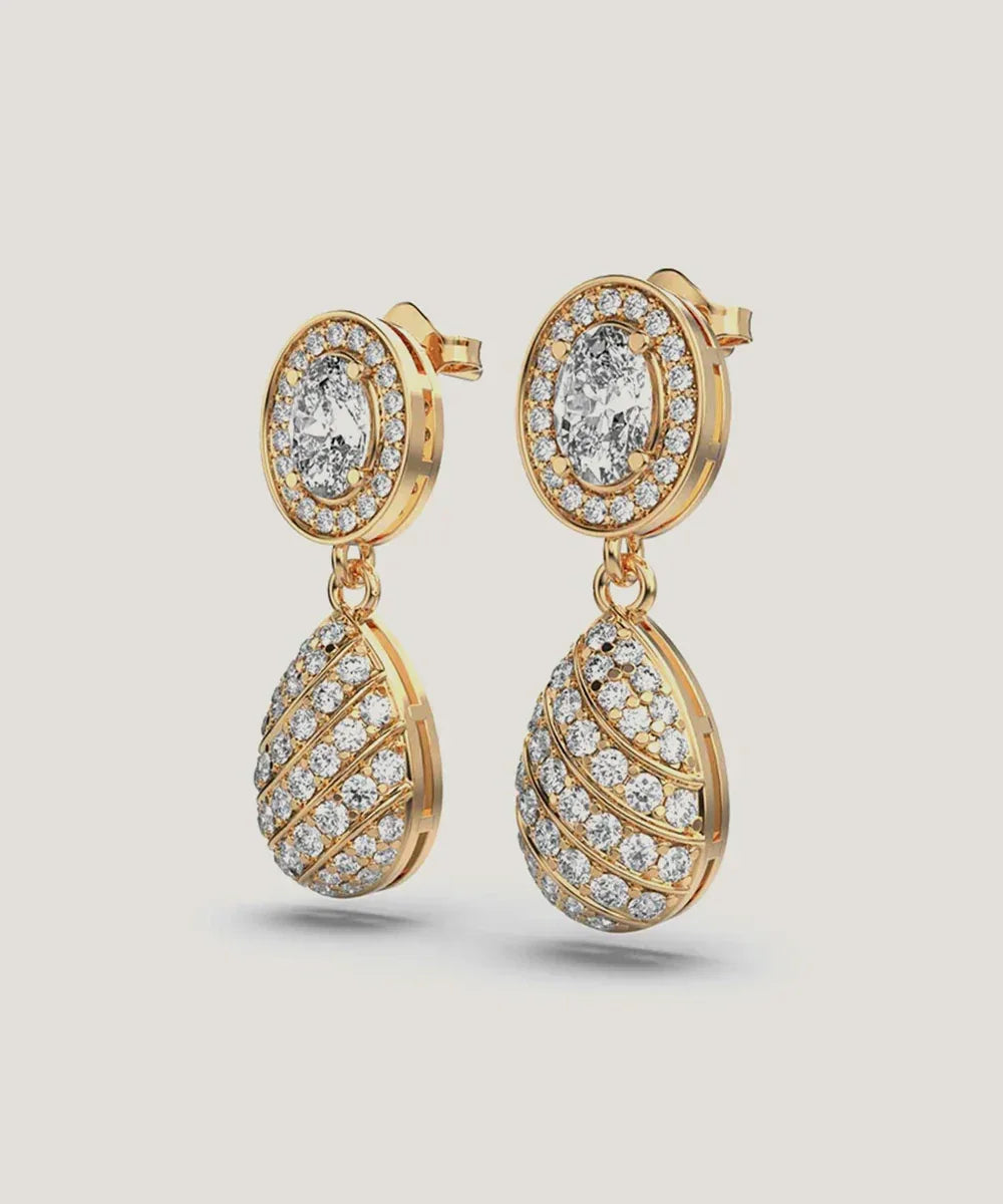 Ball Drop Earrings - Peelerie