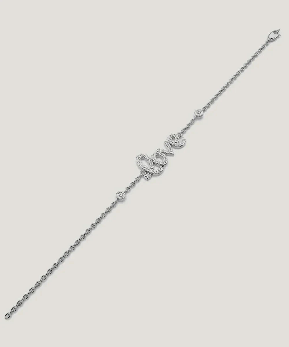 Women's Love Chain Bracelet - Peelerie