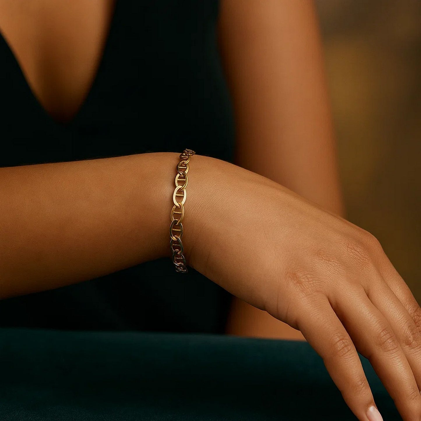 14k Yellow Gold Mariner Link Bracelet (5.10 mm)