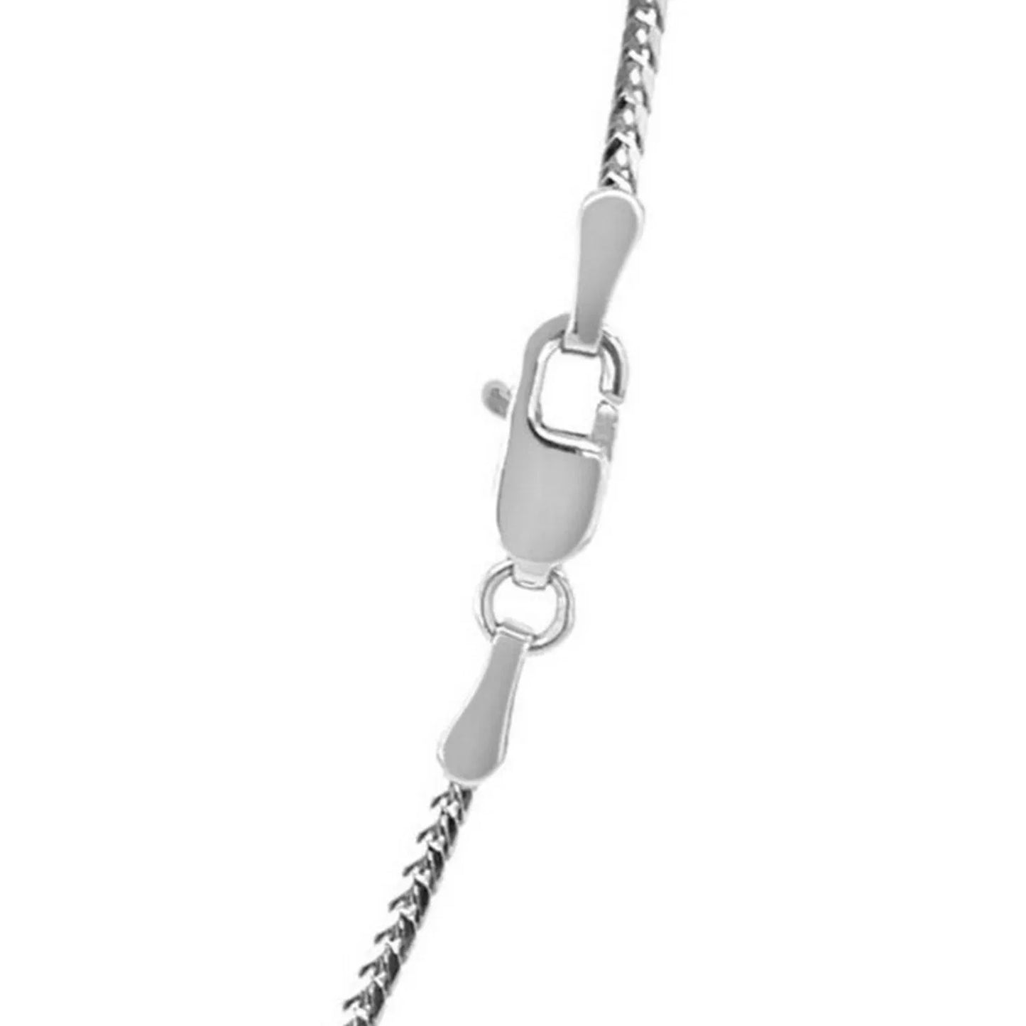 14k White Gold Franco Chain (1.20 mm) - Peelerie