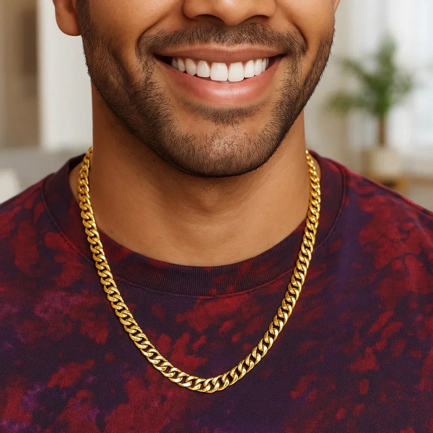 14k Yellow Gold Solid Miami Cuban Chain (6.00 mm) - Peelerie