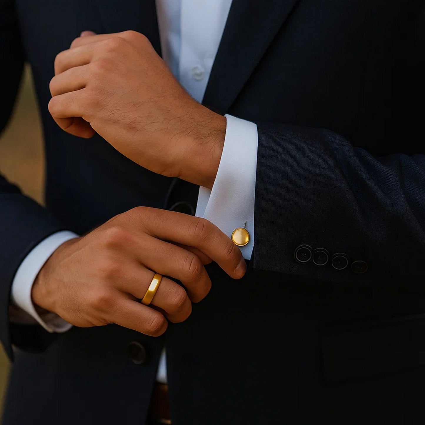 Peelerie jewelry piece in gold midnight luxury editorial product photo, high-contrast studio lighting