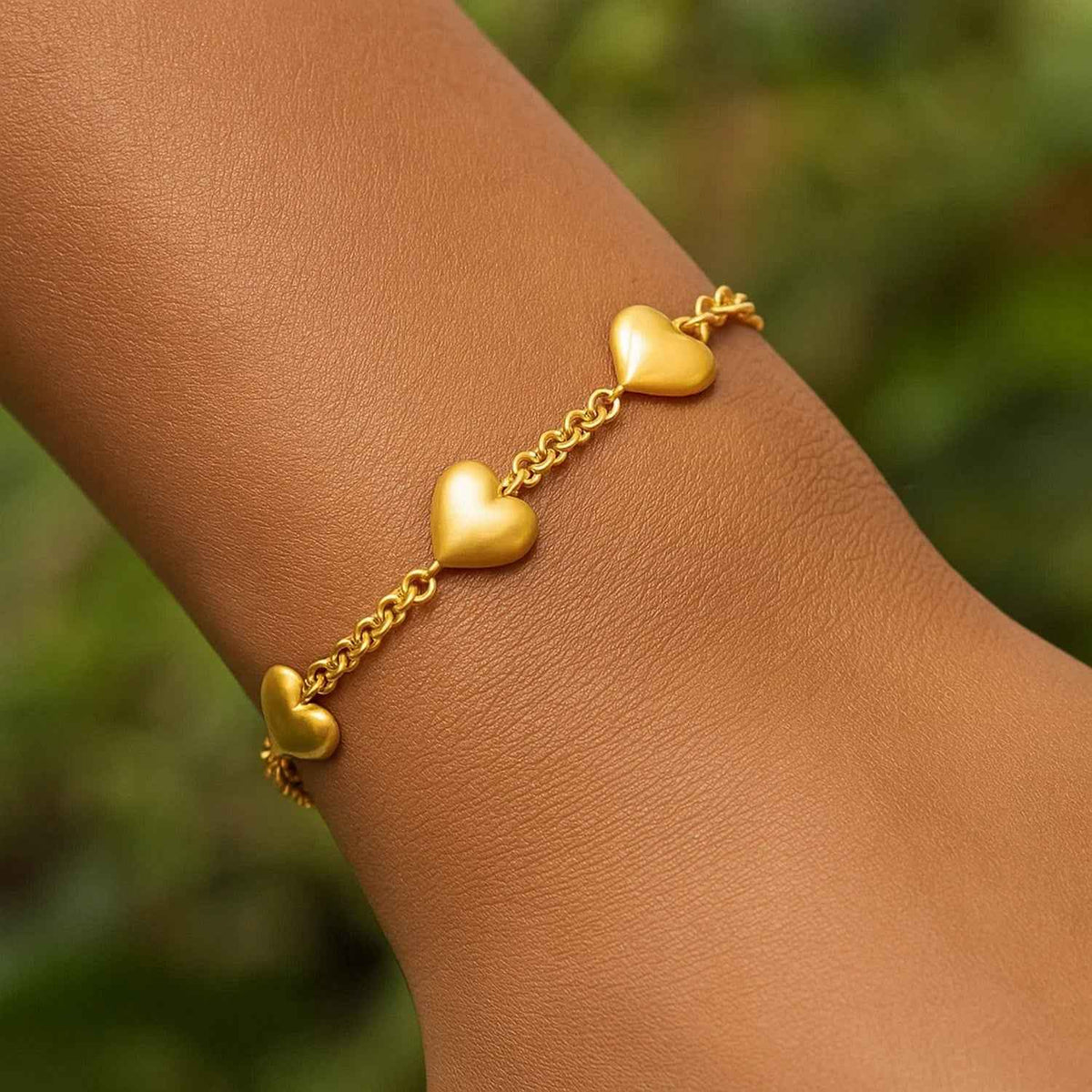 Sterling silver, gold plated bracelet