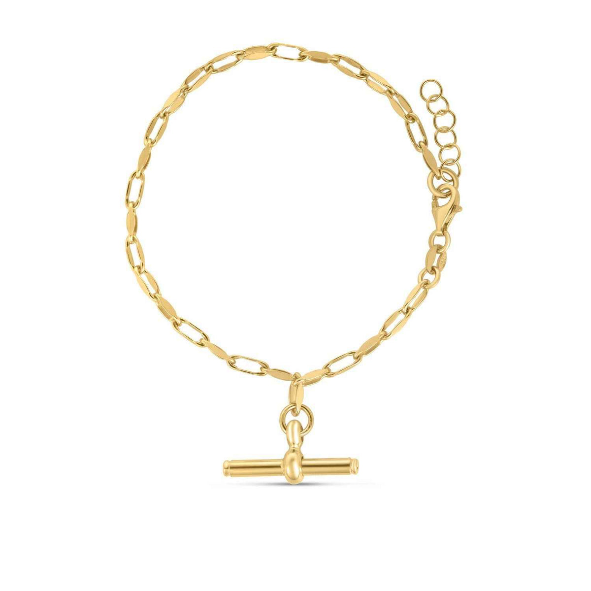 Sterling silver, gold plated bracelet