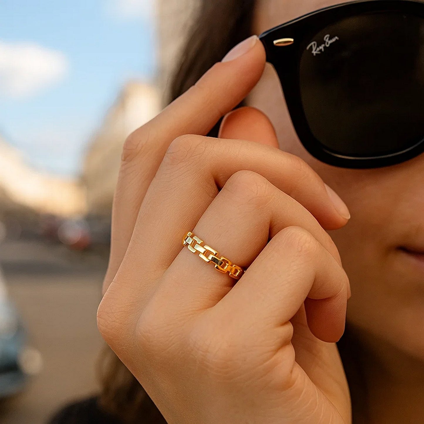 Peelerie jewelry piece in midnight luxury editorial product photo, high-contrast studio lighting