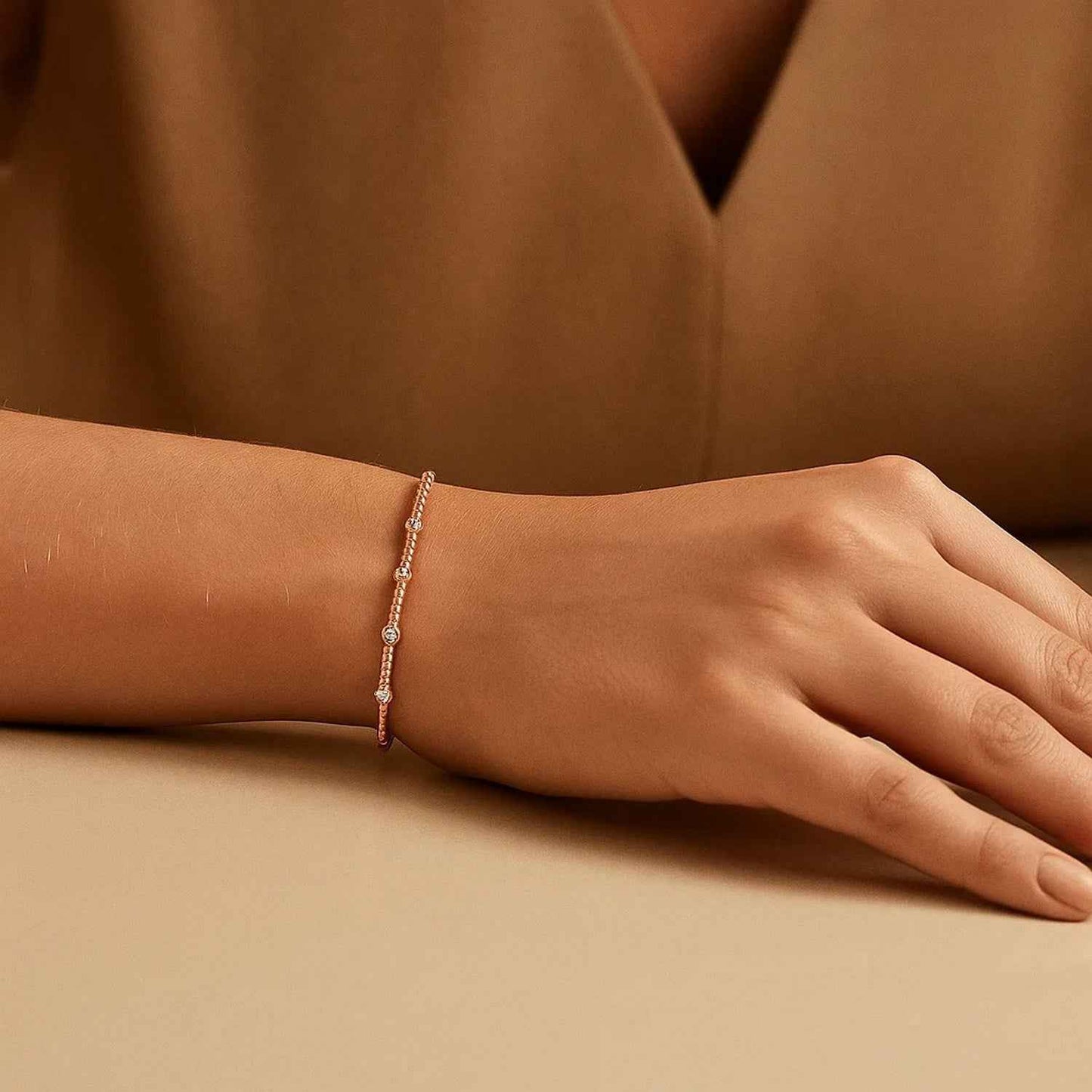 14k rose gold bracelet