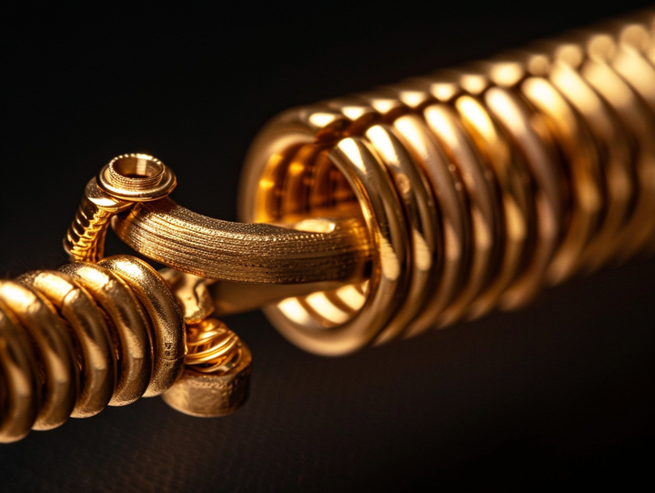 Elastic Recovery: Gold Alloy Clasp Mechanisms - peelerie