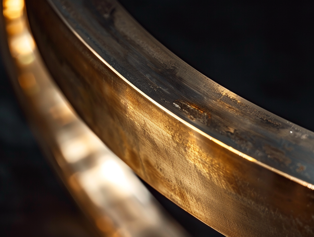 Residual Stress: Cold Rolled Gold Bands - peelerie
