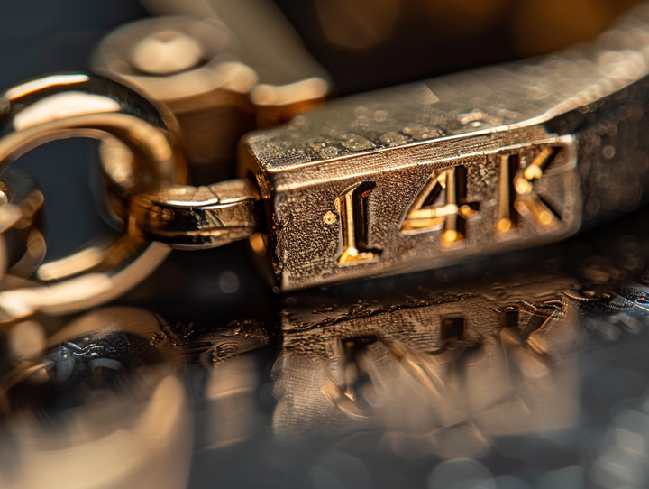 peelerie 14k solid gold clasp