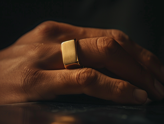 The Solid Signet Ring: The Blank Canvas - Peelerie