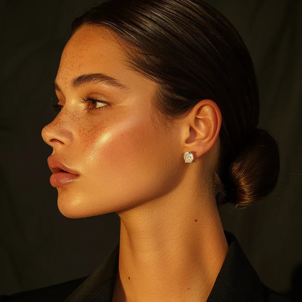 Diamond Stud Earrings - Peelerie