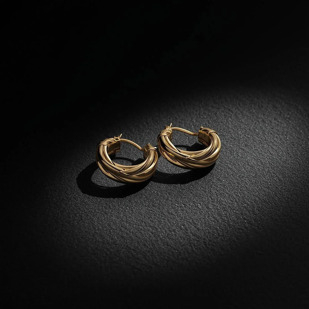 New In Gold Earrings - Peelerie