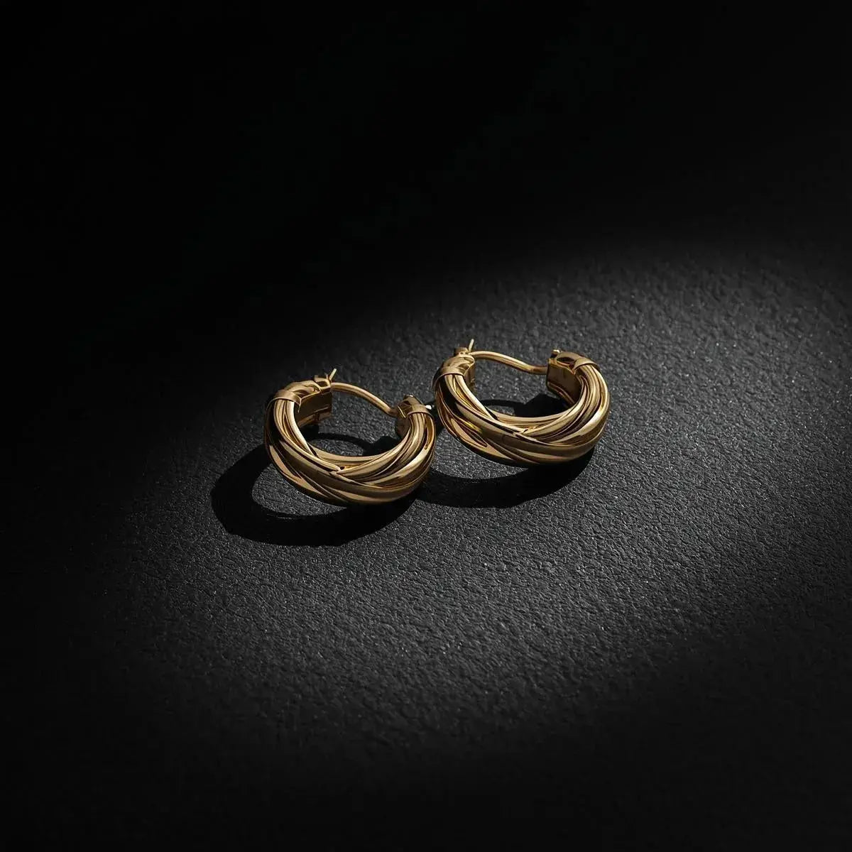 New In Gold Earrings - Peelerie