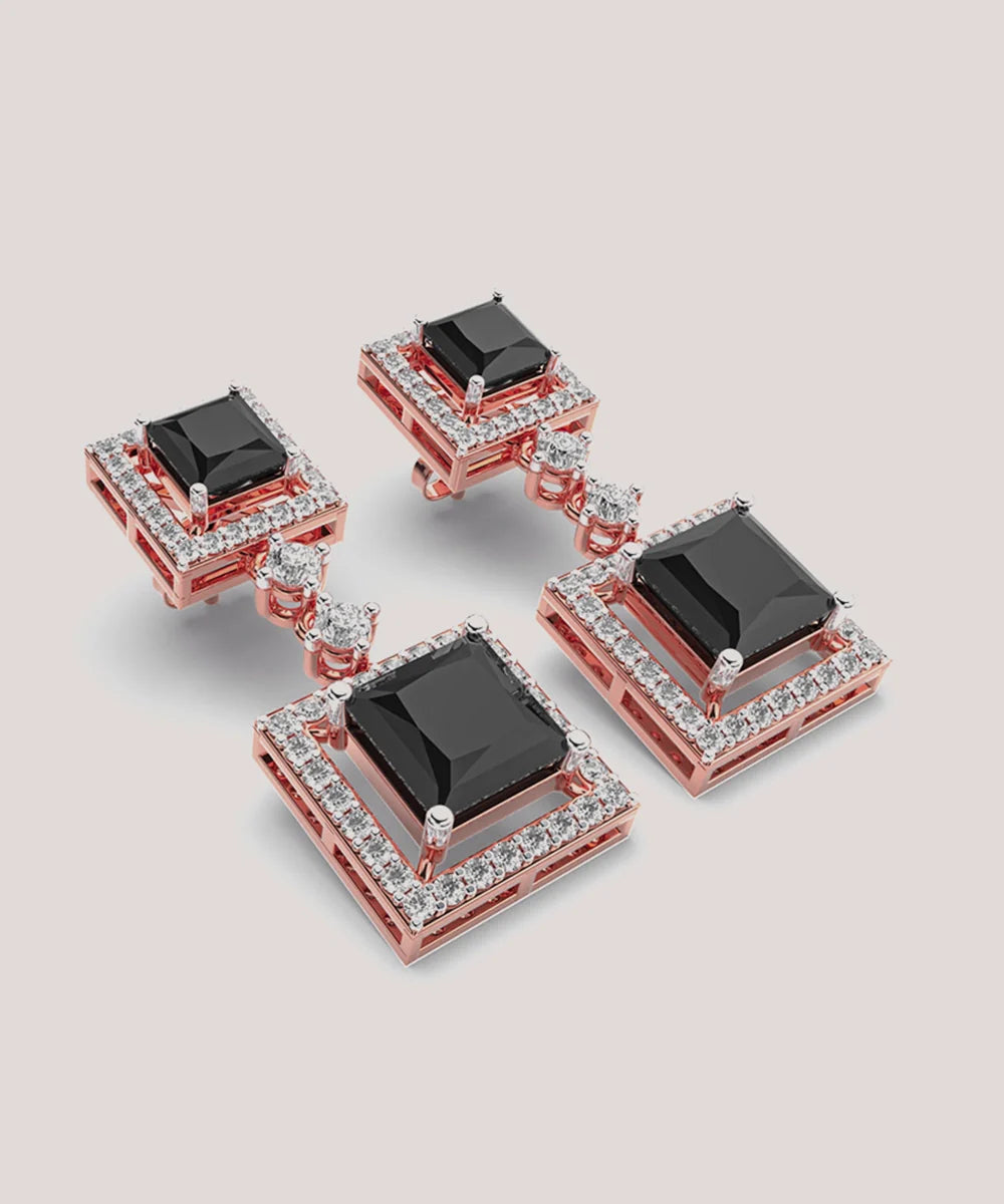 Peelerie jewelry piece in midnight luxury editorial product photo, high-contrast studio lighting