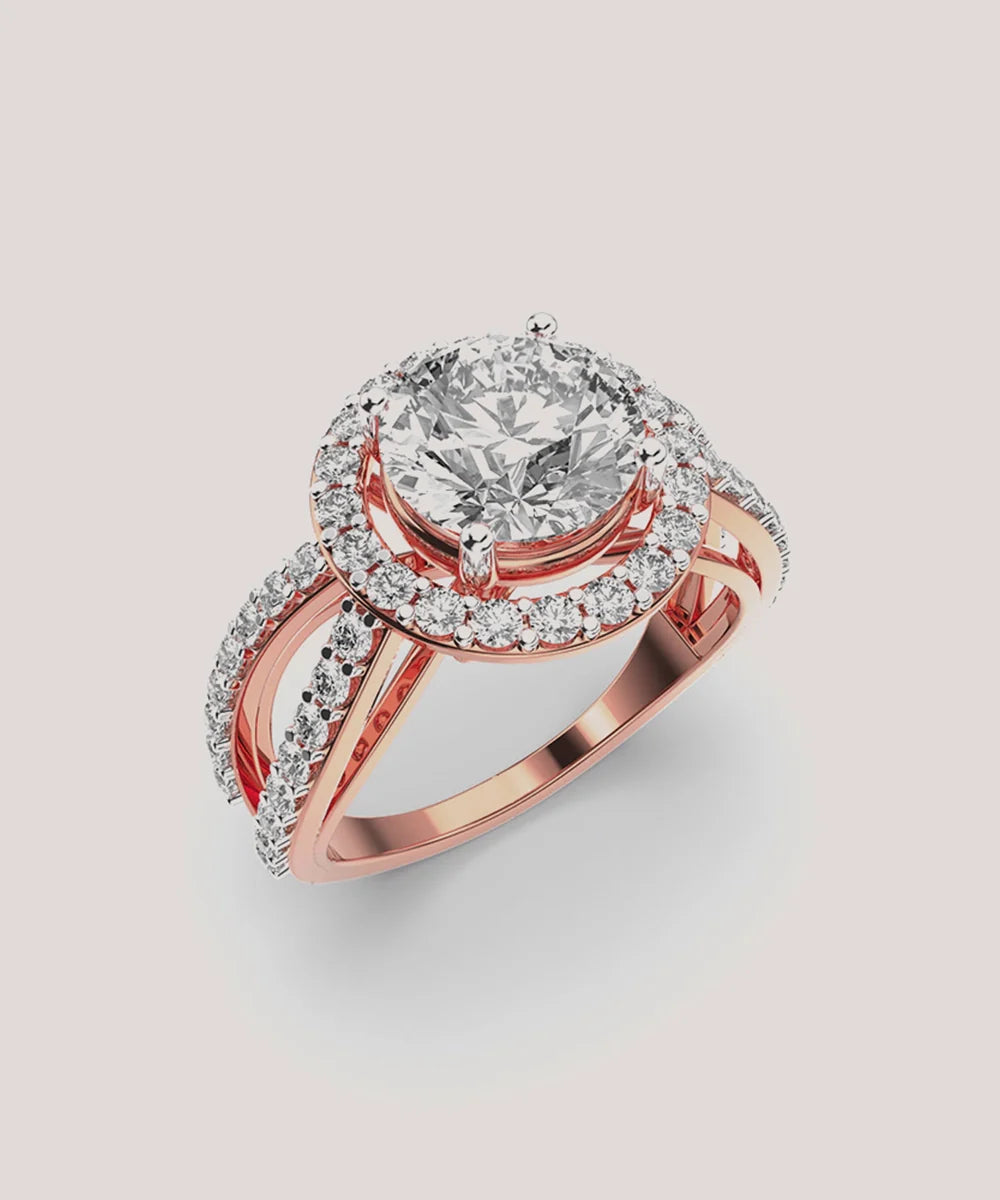 Gold Stone Rings in a sleek high-contrast midnight luxury editorial style