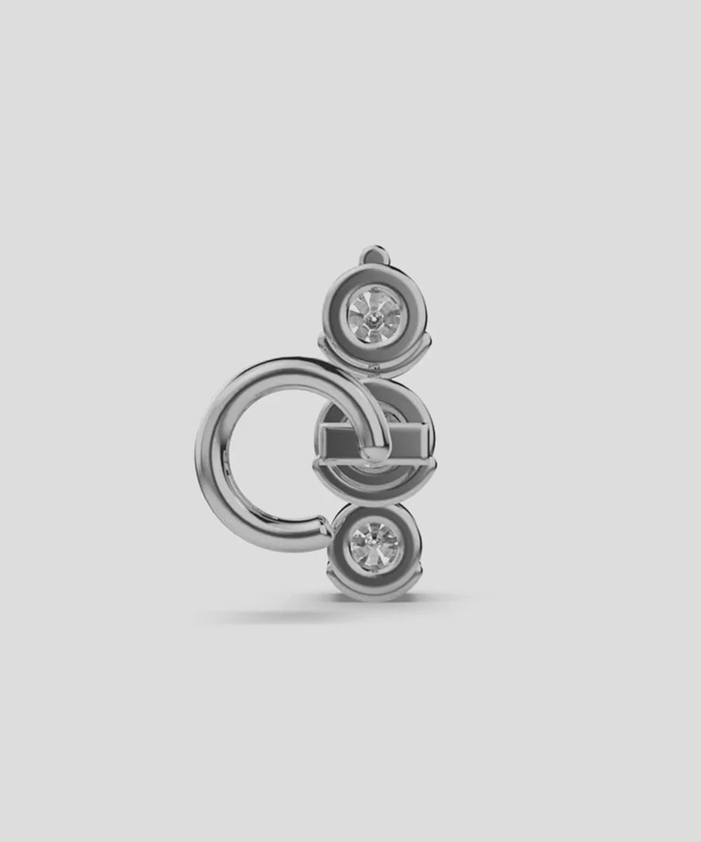 Peelerie jewelry piece in midnight luxury editorial product photo, high-contrast studio lighting