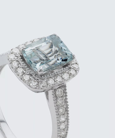 Cushion Cut Rose Gold Ring