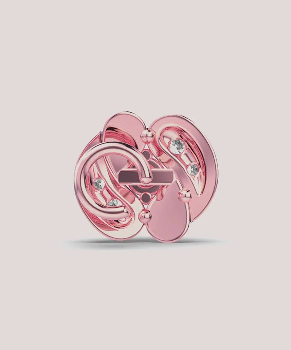 Peelerie jewelry piece in midnight luxury editorial product photo, high-contrast studio lighting