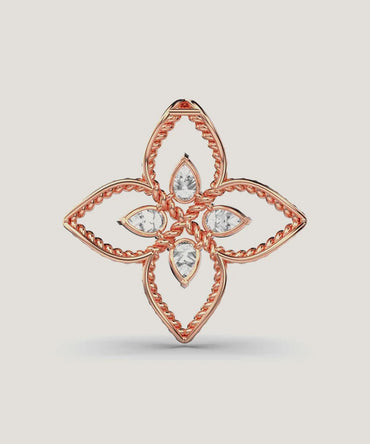 Flower Diamond Necklace