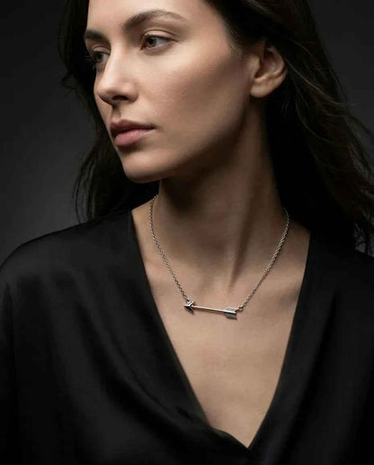 Necklace with Arrow in Sterling Silver