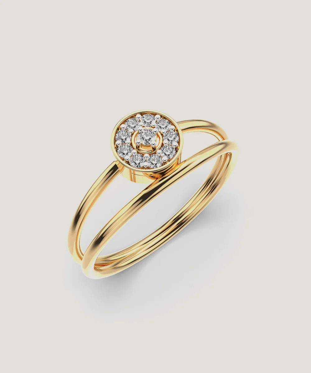 Pleasing Oval Diamond Ring in a sleek high-contrast midnight luxury editorial style