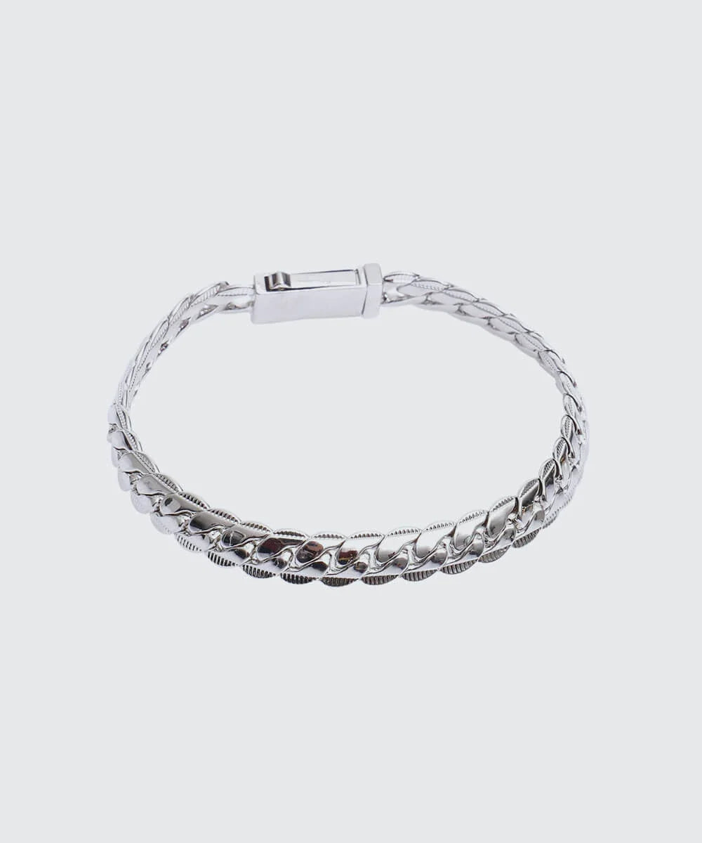 Men's Solid Chain Bracelet