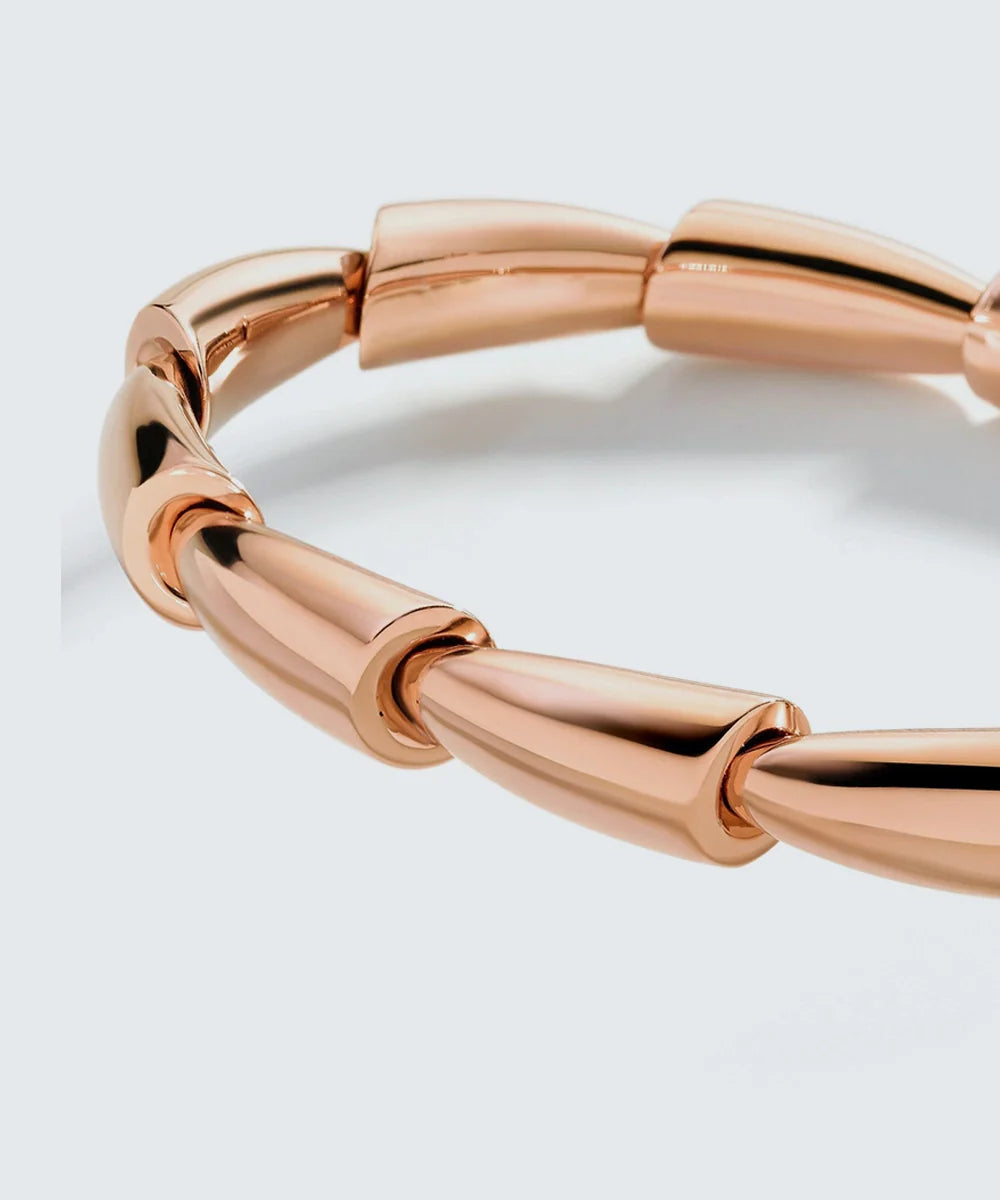 14K Gold Bracelet With Classic Design Accent in a sleek high-contrast midnight luxury editorial style