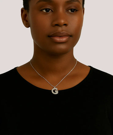 Diamonds Alphabet Letters Pendant - Peelerie