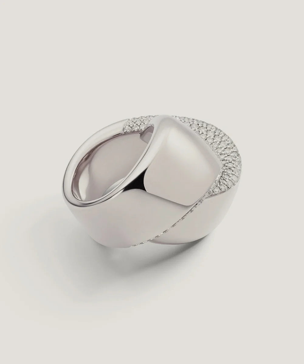 Peelerie jewelry piece in midnight luxury editorial product photo, high-contrast studio lighting