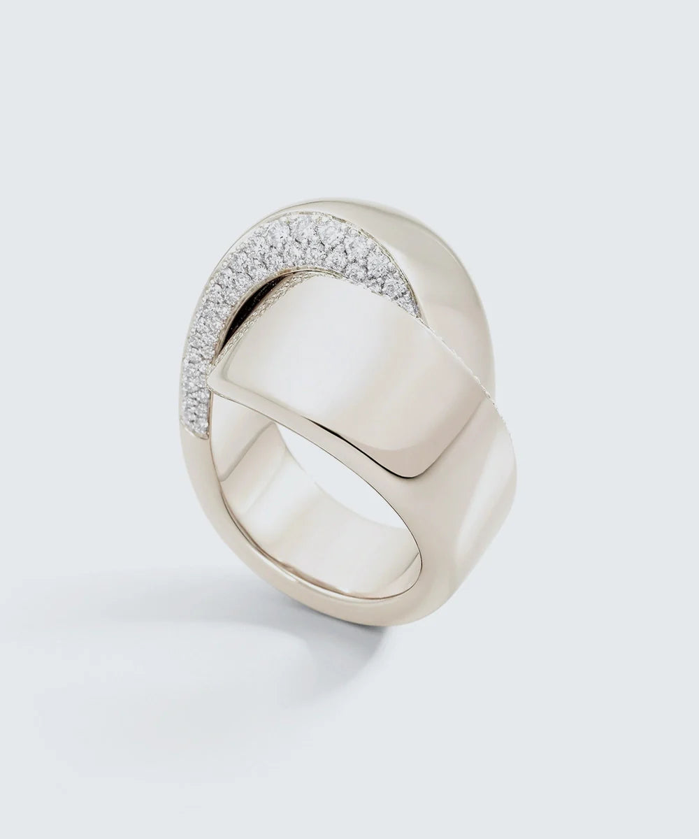 Peelerie jewelry piece in midnight luxury editorial product photo, high-contrast studio lighting