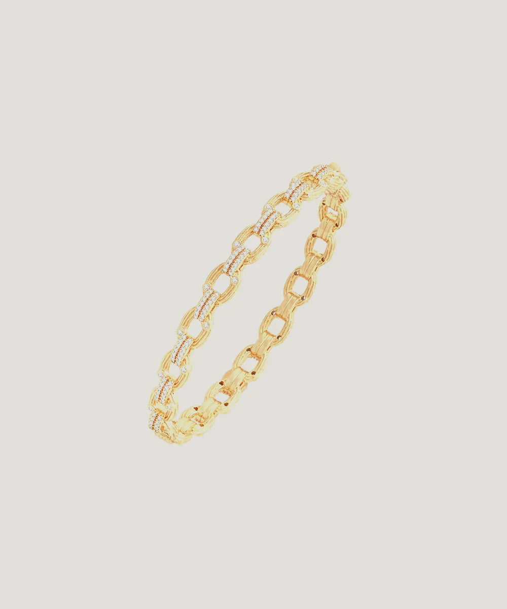 Sparkling Link Chain Bracelets