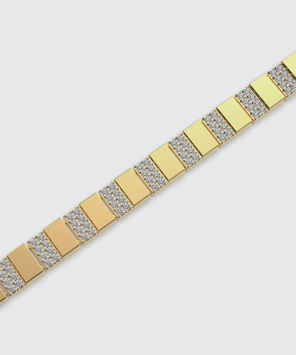 Antique Designer Mens Fancy Bracelet in a sleek high-contrast midnight luxury editorial style