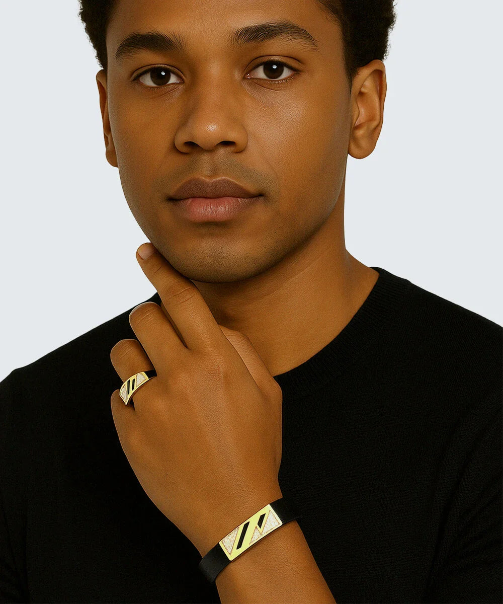 Elegance Diamond Bracelet For Men