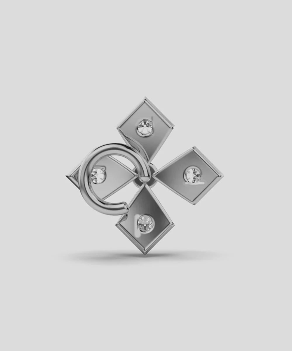 Peelerie jewelry piece in midnight luxury editorial product photo, high-contrast studio lighting