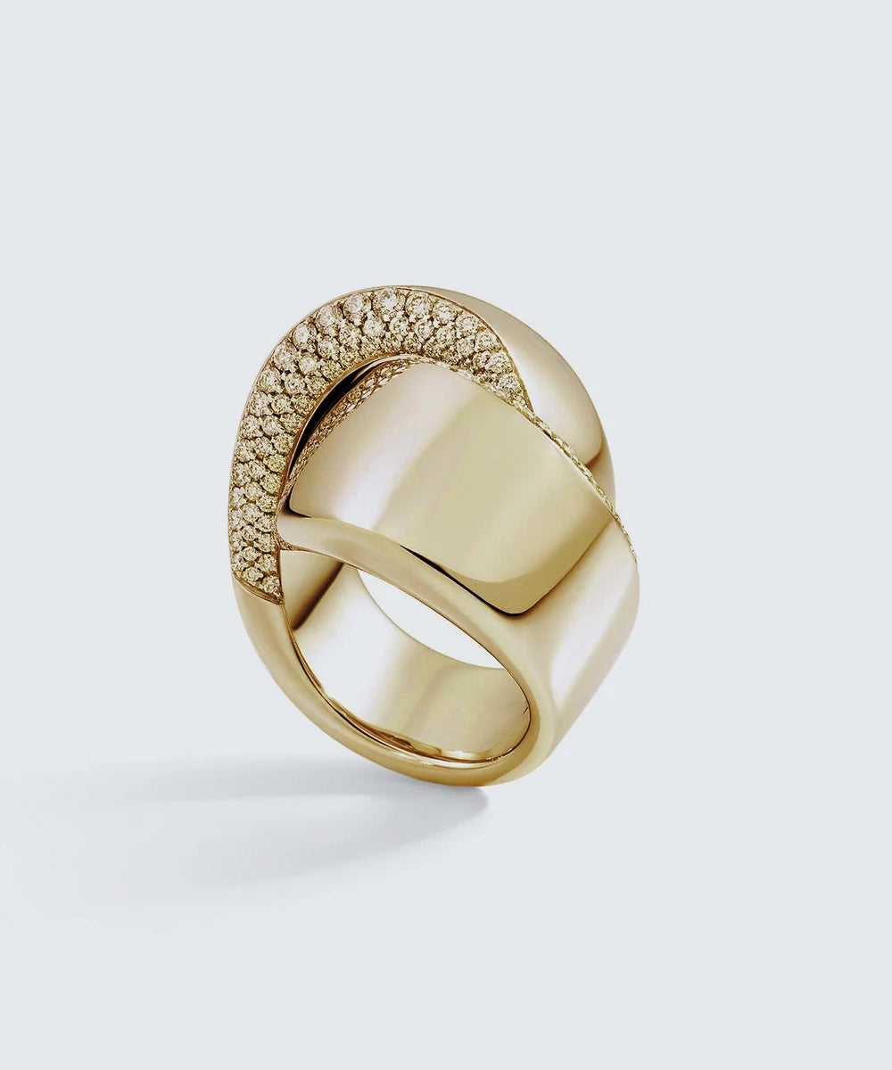 Peelerie jewelry piece in midnight luxury editorial product photo, high-contrast studio lighting