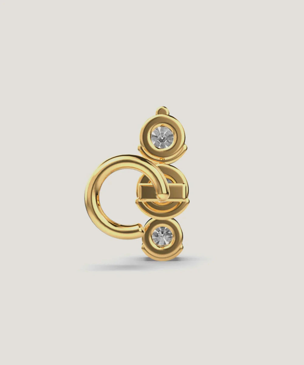 Peelerie jewelry piece in midnight luxury editorial product photo, high-contrast studio lighting