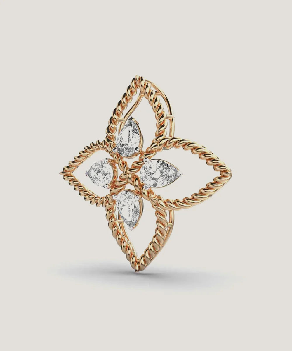 Peelerie jewelry piece in midnight luxury editorial product photo, high-contrast studio lighting