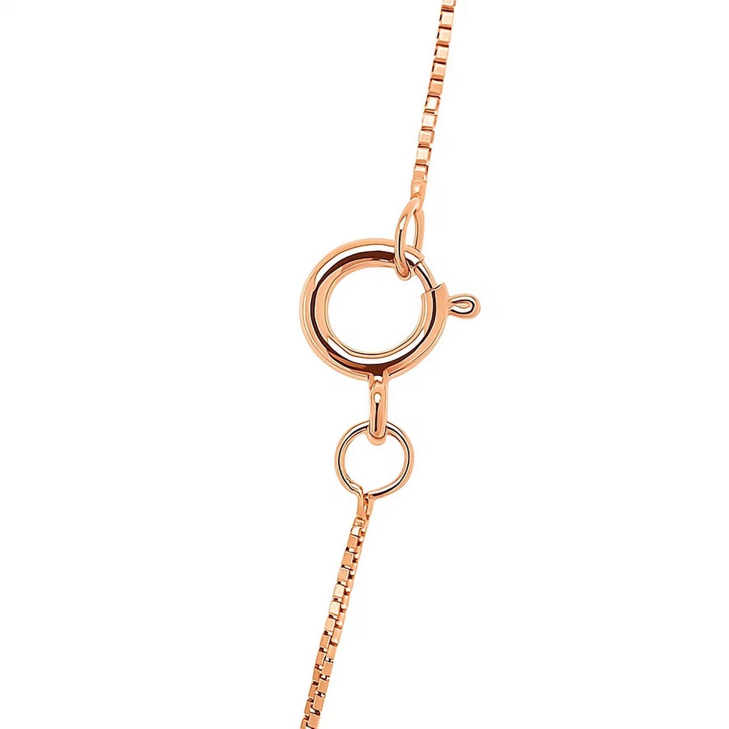14k Rose Gold Classic Box Chain (0.45 mm)