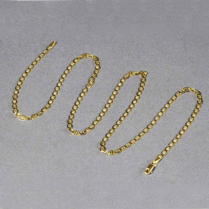10k Yellow Gold Mariner Link Chain (3.20 mm)