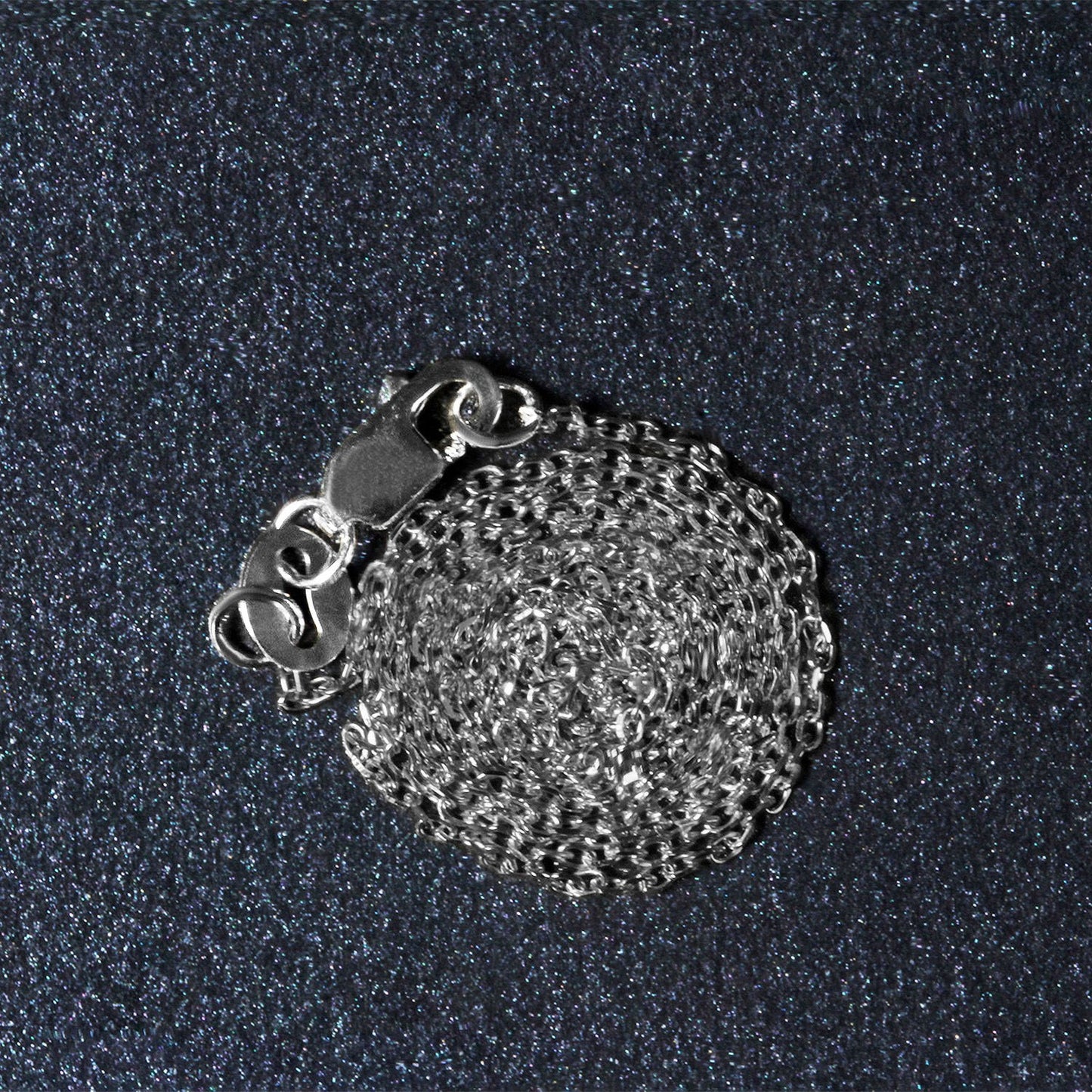 14k White Diamond Cut Cable Link Chain (0.87 mm) - Peelerie