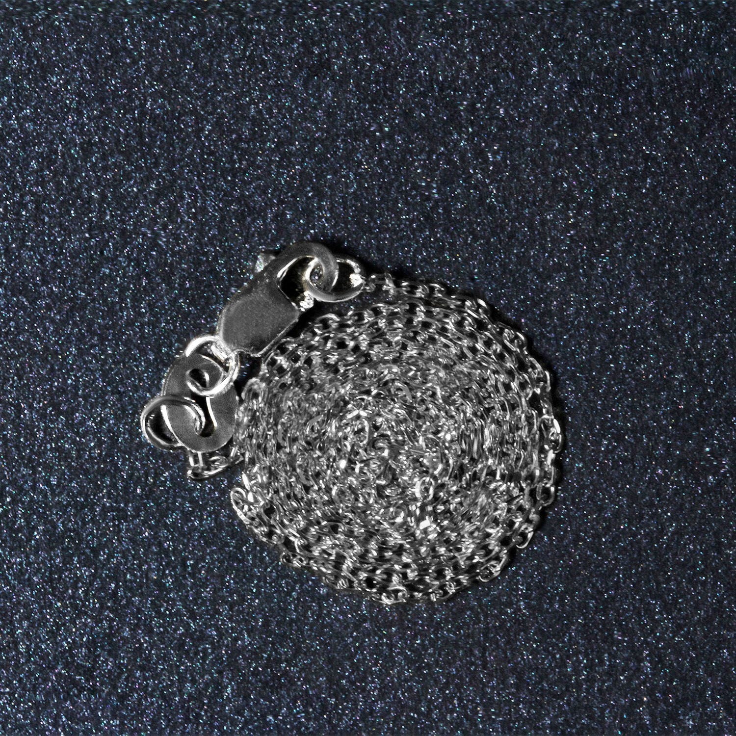 14k White Diamond Cut Cable Link Chain (0.87 mm) - Peelerie