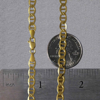 14k Yellow Gold Mariner Link Chain (5.50 mm)