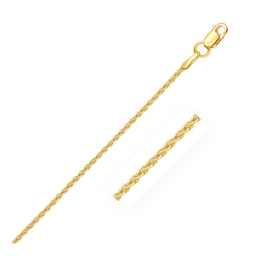 14k Yellow Gold Round Chain (1.2 mm) - Peelerie