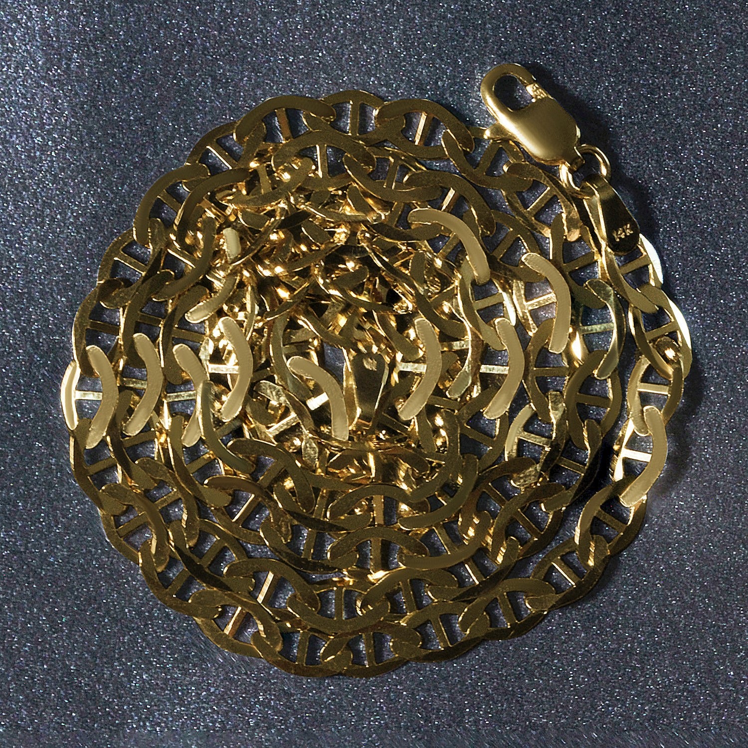 Peelerie jewelry piece in midnight luxury editorial product photo, high-contrast studio lighting