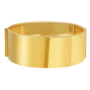 Designer Bold Width Bracelet in 14K Yellow Gold (24.60 mm)