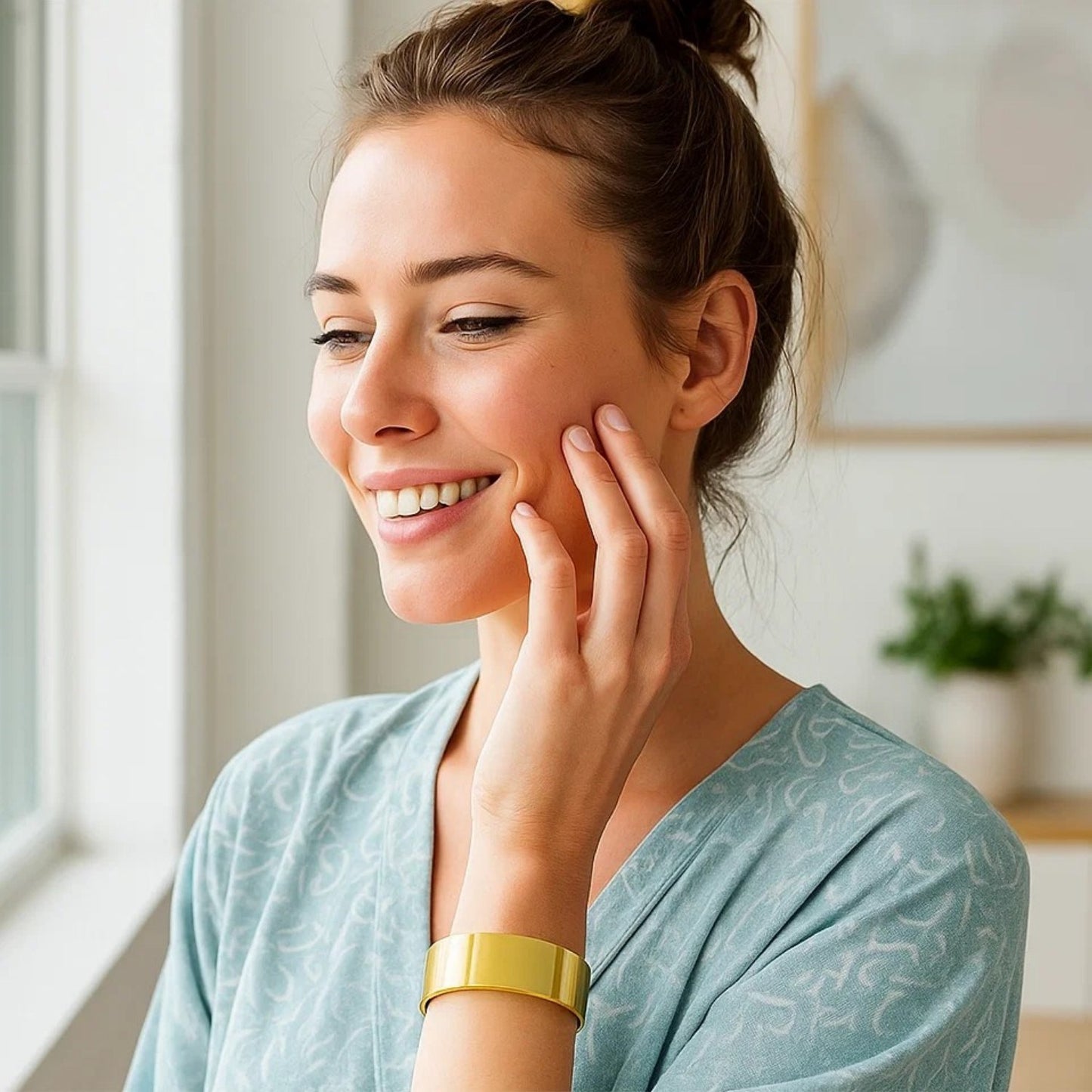 Designer Bold Width Bracelet in 14K Yellow Gold (24.60 mm)