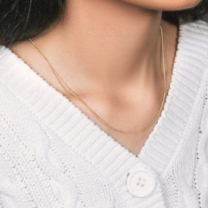 10k Yellow Gold Gourmette Chain (1.40 mm)