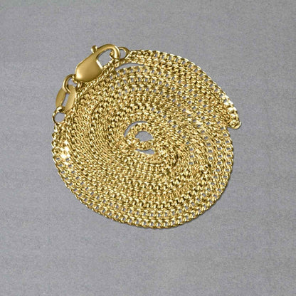 10k Yellow Gold Gourmette Chain (1.40 mm)