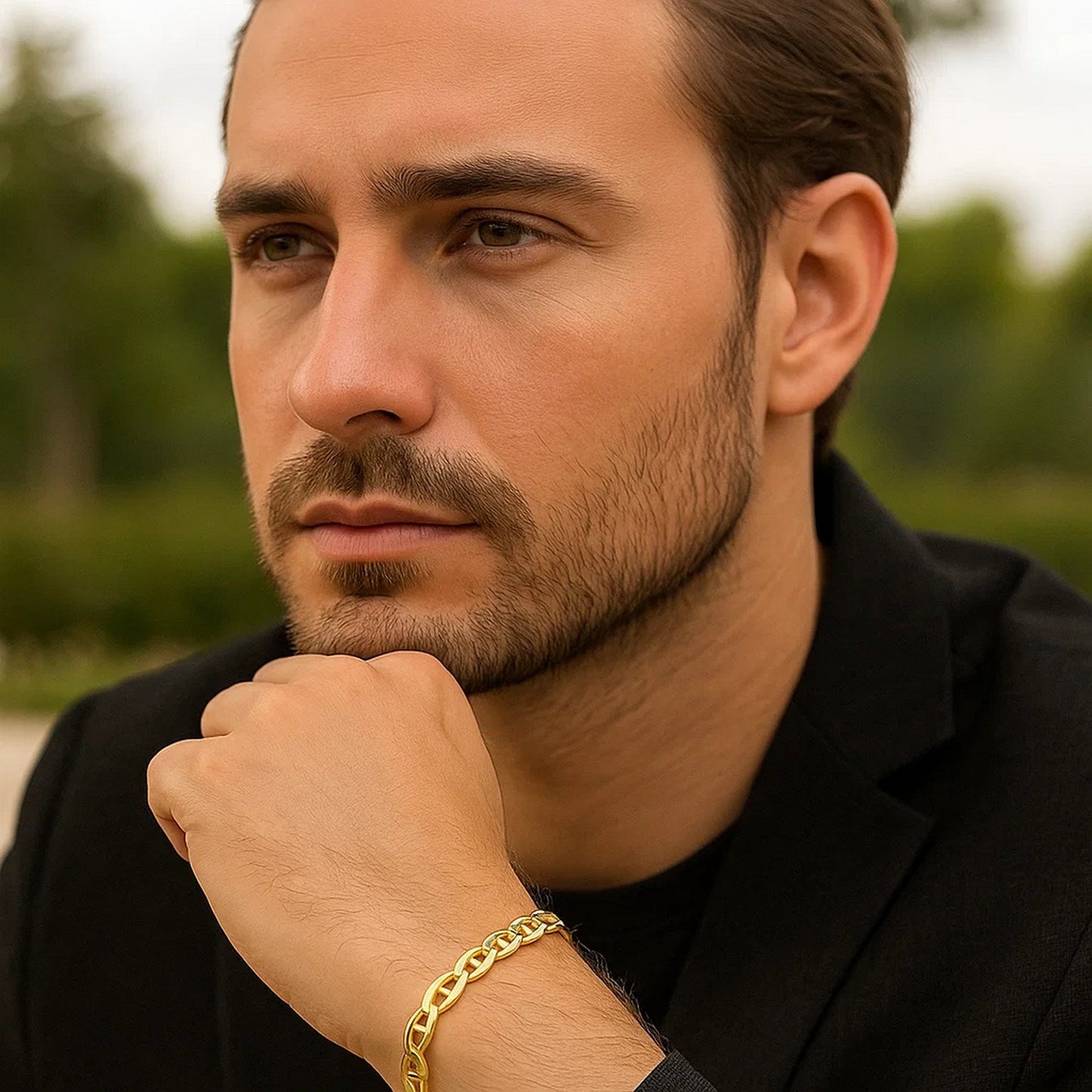 14k Yellow Gold Mariner Link Bracelet (5.10 mm)